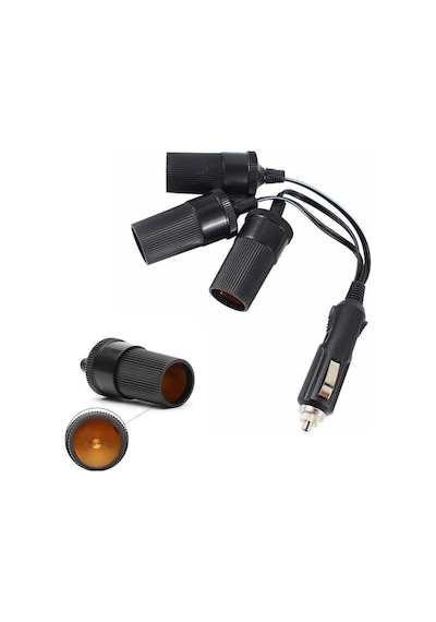 Electroon 12Volt 1X3 Çakmak Çoklayıcı 3Lü Kablolu