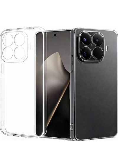 Xiaomi 15t Pro İle Uyumlu Kılıf Şeffaf Kamera Korumalı 3d
