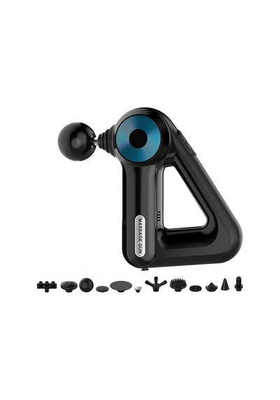 Massage Gun Profesyonel Hız Ayarlı 12 Başlıklı Masaj Aleti Amg8 Karışık
