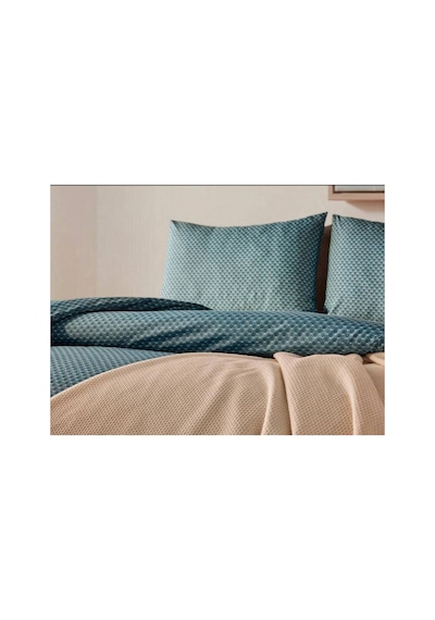 Doqu Home Casual Nevresim Takımı / Yatak Örtüsü Seti Tek Kişilik - Yesil Yeşil