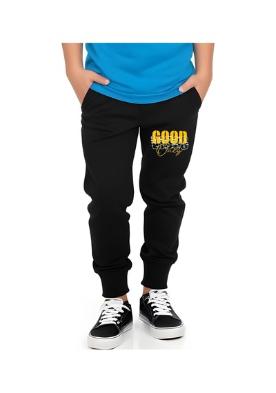 Fyk Kids Erkek Çocuk Give Up Yazı Baskılı Yazlık Alt-üst Takım Mavi