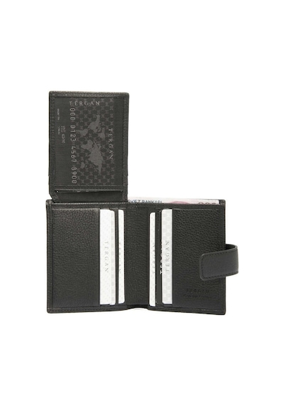 Tergan Siyah Deri Erkek Cüzdan - S1ce00001623-a6f Siyah
