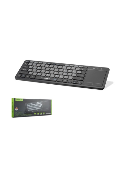 Hadron Hdx2505g Dual Mode Touch Pad Smart Klavye 2.4 Ghz Bluetooth 5.0 Siyah Antrasit