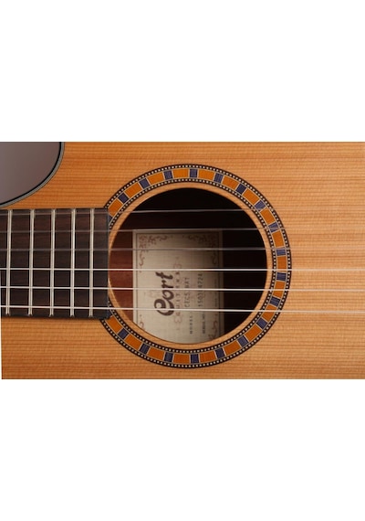 Cort Cec5 Elektro Klasik Gitar, Sedir Kapak, Maun Arka&yanla