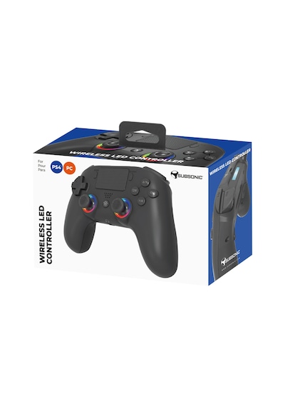 Subsonic Siyah Ps4/pc Kablosuz Led Joystick Oyuncu Kolu