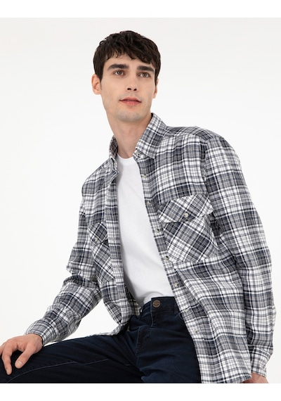 Pierre Cardin Erkek Lacivert Gömlek Desenli 50292345-vr033 Lacivert Pierre Cardin Erkek Lacivert Gömlek Desenli 50292345-vr033 Lacivert