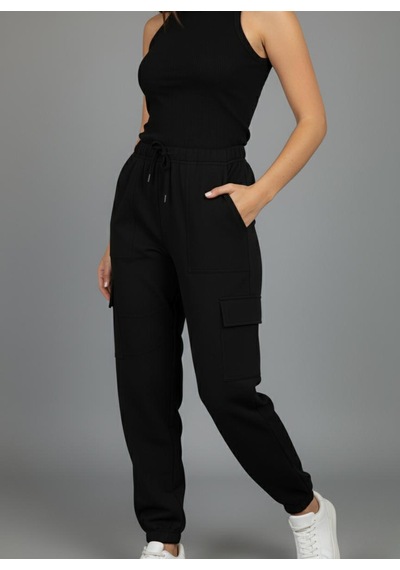 Mitodo.com Yazlık İnce Polim Kumaş Lastikli Kargo Pantolon - Sportif Ve Konforlu Günlük Tasarım Siyah Mitodo.com Yazlık İnce Polim Kumaş Lastikli Kargo Pantolon - Sportif Ve Konforlu Günlük Tasarım Siyah