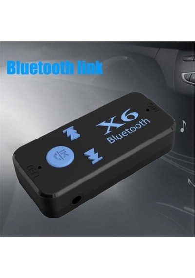 Bluetooth Müzik Alıcısı 3.5 Mm Aux Adaptör Araç Kiti 3in1 - Cyber An-6999 X6