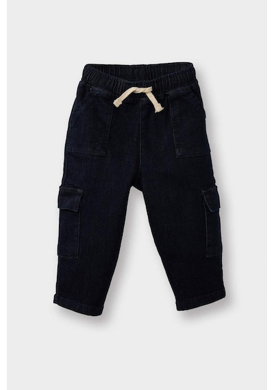 Defacto Erkek Bebek Balloon Fit Beli Lastikli Düz Paça Jean Pantolon G4395a525wnnm28 Mavi-nm28