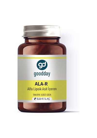 Goodday Ala-r Na-r-alfa Lipoik Asit 250 Mg 30 Kapsül Alfa Lipoik Asit İçeren Takviye Edici Gıda