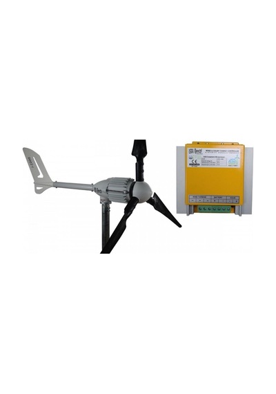 I-1000 Watt 24 V Rüzgar Türbini + Hibrit Şarj Kontrol Cihazı