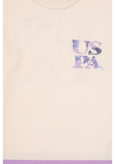 U.s. Polo Assn. Kız Çocuk Kazak /triko 50314352-vr256 İnci