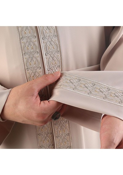 Muhtasar İmam Cübbesi Vizon Çok Renkli