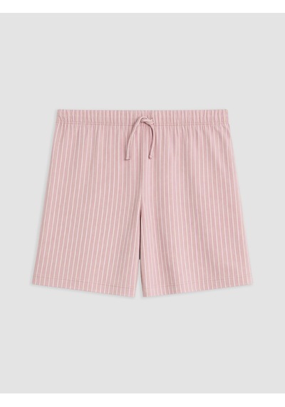 Lcw Dream Pembe Beli Lastikli Çizgili Kadın Şort Pijama Alt