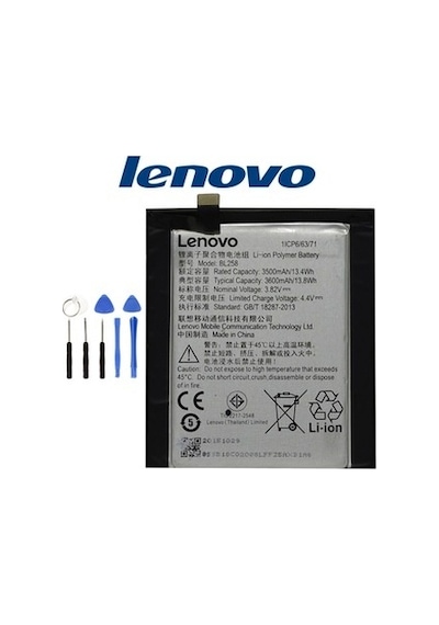 Senalstore Lenovo Vibe X3 Uyumlu Pil Batarya Bl258 Ve Tamir Seti