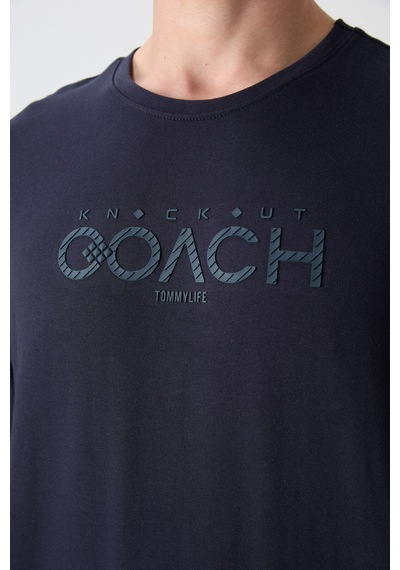 Tommy Life Lacivert Pamuklu Kalın Yumuşak Dokulu Oversize Fit Baskılı Erkek T-shirt - 88329 Lacivert Tommy Life Lacivert Pamuklu Kalın Yumuşak Dokulu Oversize Fit Baskılı Erkek T-shirt - 88329 Lacivert