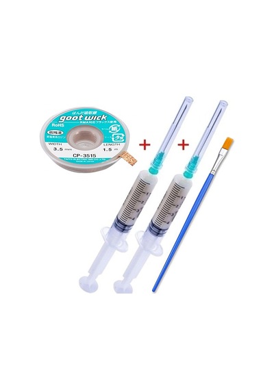 Flux Lehim Toplama,temizleme Fırçası Ve Sökme Teli 1,5mm 3515