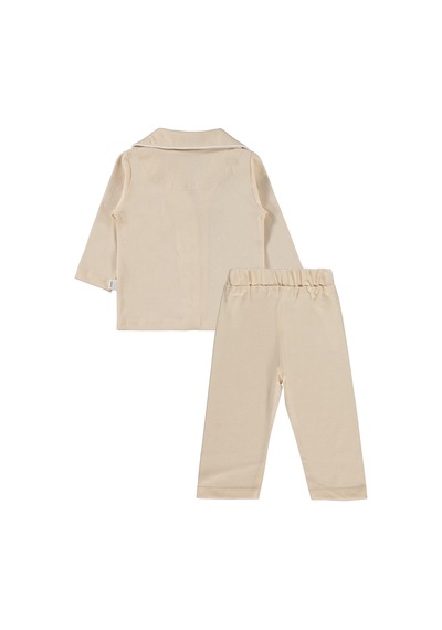 Civil Baby Basic 6-18 Ay Pijama Takımı - Kahverengi Taba
