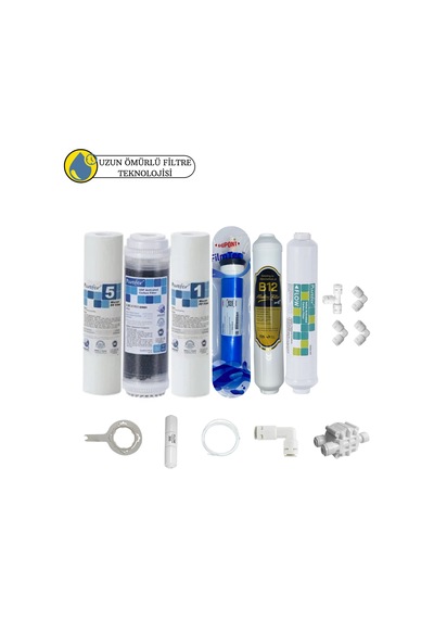 Global Water Purefer Açık Kasa Çift Sedimentli Sertifikalı 6li Filmtec Dupon Mebran B12 Alkalili