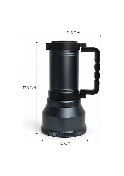 Şarj Edilebilir El Feneri - Şarjlı Projektör - 15 Watt - Dat - Dt-827 Çok Renkli