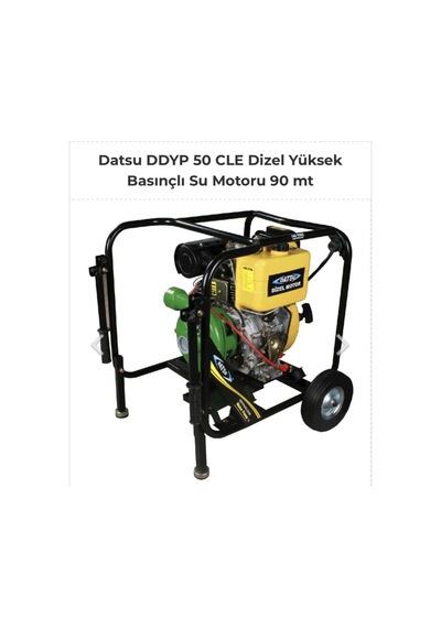 Ddyp 50 Cle Di Zel Yüksek Basinçli Su Motoru Marşli