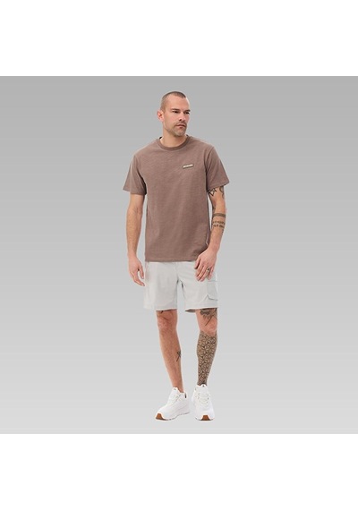 Cs0405 Csc M Columbia Silicon Print Erkek T-shirt-33637 Kahve