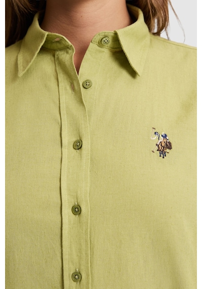 U.s. Polo Assn. Kadın Çağla Gömlek Basic 50320204-vr016 Cagla