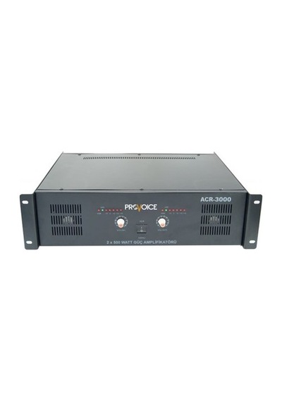 Provoice Acr-3000 2X250 Watt 100V Güç Amplifikatörü