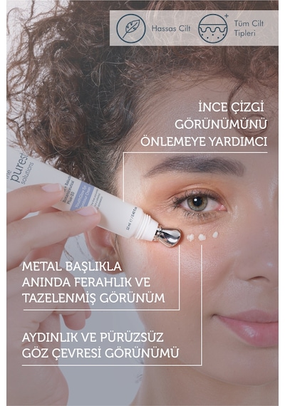 The Purest Solutions Cilt ve Göz Çevresi Bakım Seti, Retinol, Adenozin, Peptid İçeren, Kırışıklık Karşıtı Bakım,3'lü Set