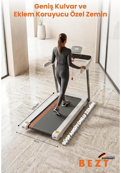 Tr Run Smart Pro 3.5 Hp Otomatik Eğimli Katlanabilir Soğutucu Fanlı Koşu Bandı 160 Kg Kapasite / 120cm X 50 Cm Gen