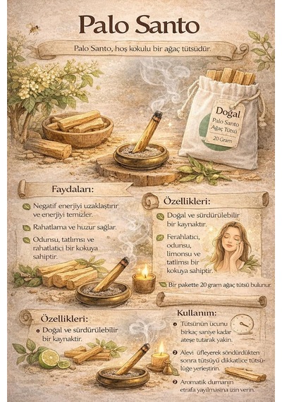 Ayrex Palo Santo Ağaç Tütsü 20 Gr