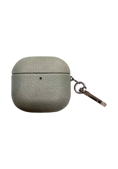 Piili Apple AirPods Uyumlu 4.nesil Leather Kılıf Apple AirPods Uyumlu Kılıfı Gri 38362282