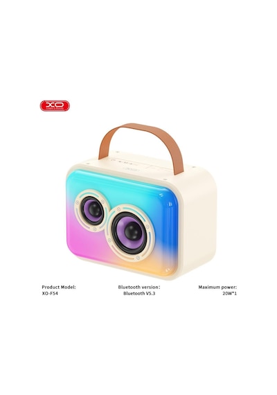 Premium Müzik Aleti Ses Yayan Parti Cihazı 20w Rgb Işıklı Kablosuz Bluetooth Hoparlör F54