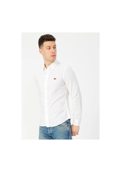 Levi's Slim Fit Beyaz Erkek %100 Pamuk Gömlek 86625-0002 No Color