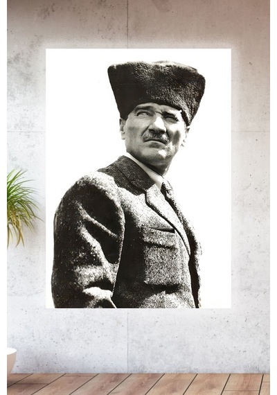 Lucena Metal Baskılı Atatürk Koleksiyonu Tablo No 10 - 15 Cm X 20 Cm