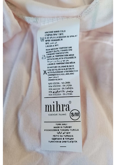 Mihra Kadın Ring Viskon Düğmeli Yaka Kısa Kol Likralı Pijama Takımı 40112m - 1 Adet Mor
