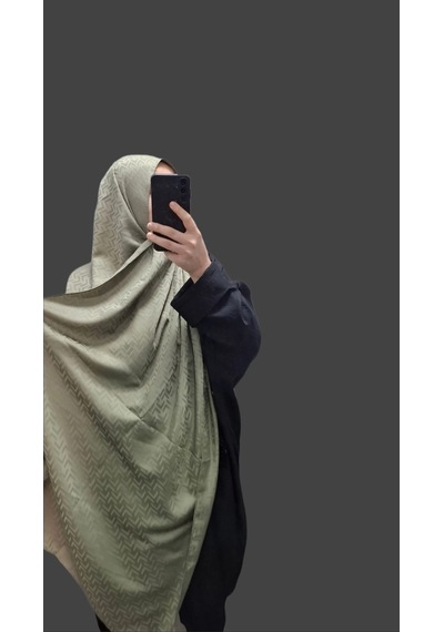 Aminenesil Modakaşmir Jakar Şal Çay Yeşili A.yeşil