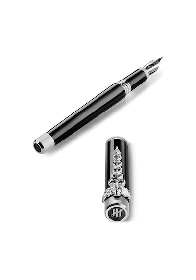 Montegrappa Zero Caduceus Dolma Kalem - M Uç Iszec3ıp Siyah