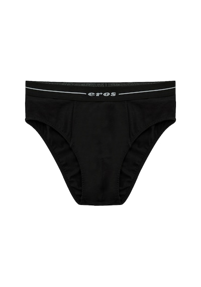Eros Compact 3'lü Erkek Slip Külot - Siyah