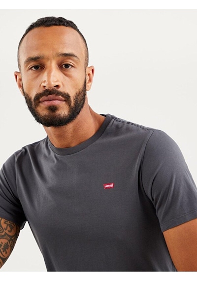 Levi's Erkek Antrasit Bisiklet Yaka Tshirt 56605-0109-2314 Siyah