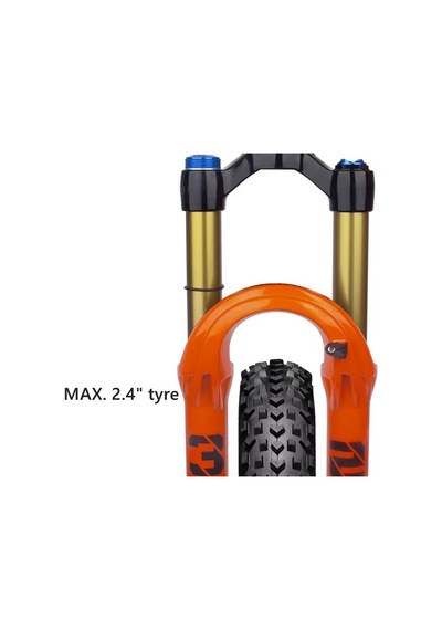 Bolany Kashima 29" Jant Havalı Kilitlenebilir Bisiklet Maşası 1-1/8 Qr Amortisörlü Maşa Turuncu