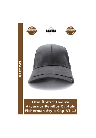 Grey Cat Özel Üretim Hediye Aksesuar Popüler Captain Fisherman Style Cap At-13 Çok Renkli
