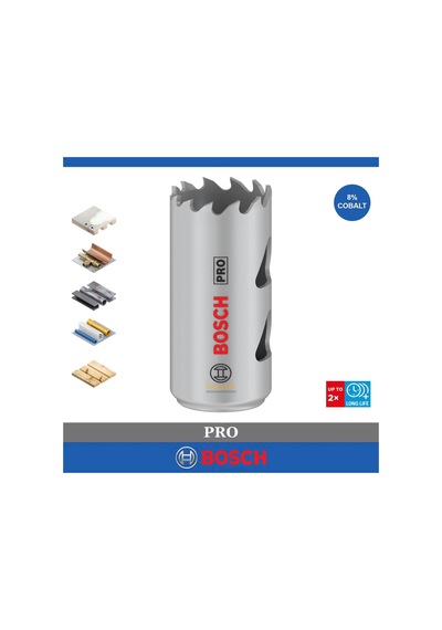 Bosch Pro 24 Mm Multi Vidalı Bi-metal Panç 2608901497