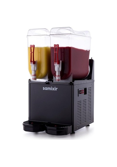 Samixir Twin Çiftli 12+12 Lt Slush Buzlaş Karlamaç Makinesi Slush-24-b