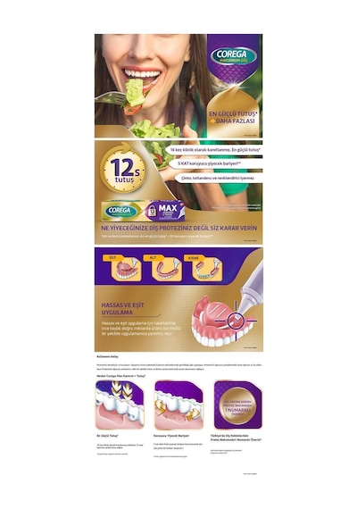 Maksimum Kontrol Yapışıtırıcı Krem 40 Gr X 4 Adet
