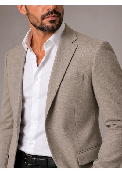 Classics Men Erkek İtalyan Kesim Yarım Astar Blazer Ceket Klasik Ve Modern Şıklık - 7731 Sütlü Kahve Classics Men Erkek İtalyan Kesim Yarım Astar Blazer Ceket Klasik Ve Modern Şıklık - 7731 Sütlü Kahve