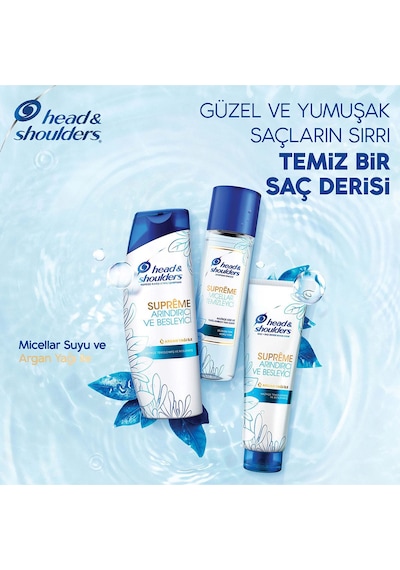 Head & Shoulders Supreme Şampuan 2 x 300 ML + Saç Kremi 220 ML
