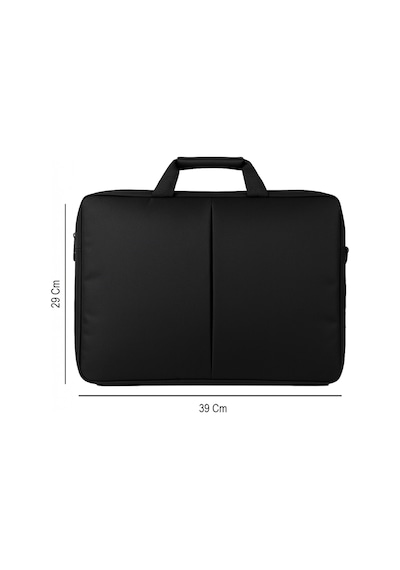 Macbook Uyumlu Pro 16" Intel 2019 Eclipse One Laptop Ve Evrak Çantası Siyah