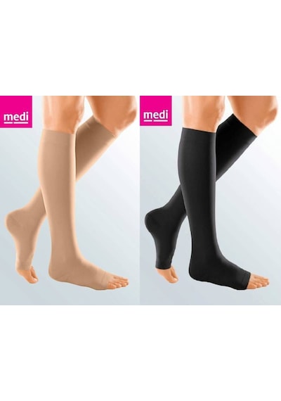 Medi Mediven Duomed Diz Altı Burnu Açık-Kapalı Ccl2 Varis Çorabısiyah Ccl2 M Açık Siyah CCL1 XL Kapalı Kısa