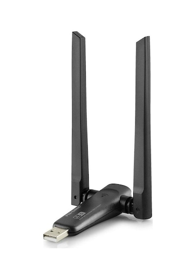 Usb Wıfı Adaptor Ac650 2.4ghz&amp 5ghz Rtl8811cu Wifi5 Siyah Uac23d Evimdeyokyok